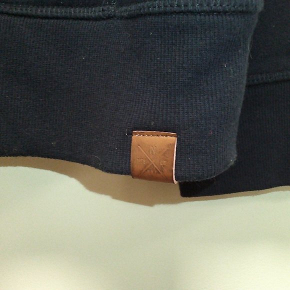 Blue and Gray Men's Zip Up Hoodie XL - Picture 3 of 4